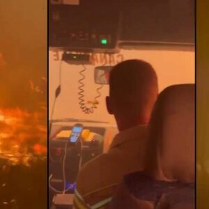 orman iscilerinin zor anlaribir anda alevlerin arasinda kaldilar o anlar kamerada 233OSRRd