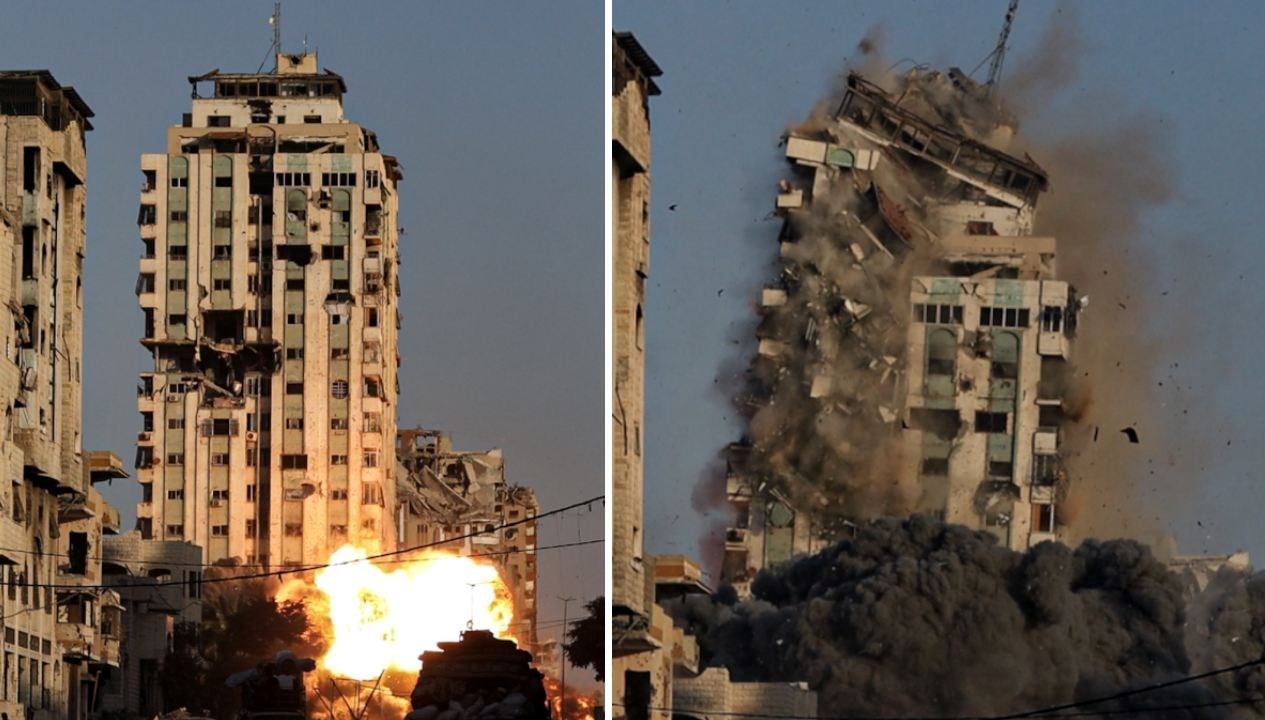 israil gazzede mekke adli cok katli binayi vurdu EHtmZdfT