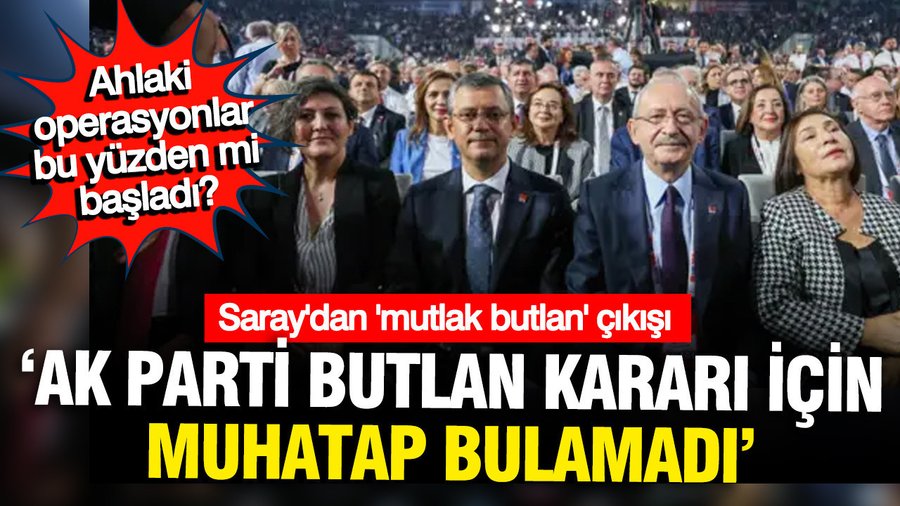 Saray’dan Butlan Meselesine Dair Çarpıcı İddialar: Devletin Muhtacı Olduğu Muhatap Yok